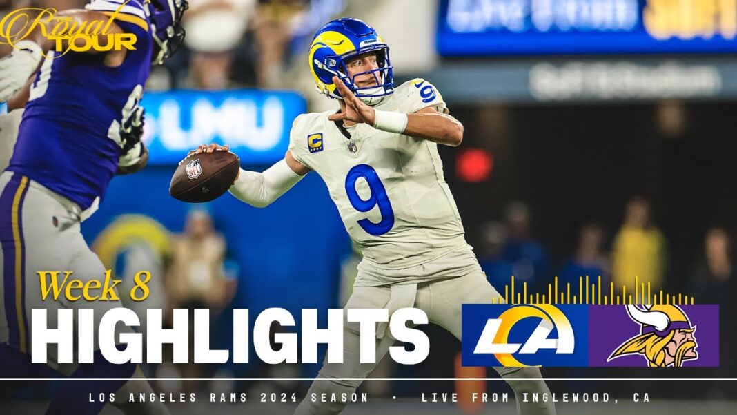 Detailed Los Angeles Rams vs Minnesota Vikings Match Player Stats Game Highlights