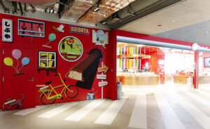 The famous “Kit-Kat wall” – only in Little Tokyo Los Angeles