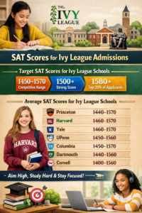 SAT Score to Prepare for Ivy League Admissions