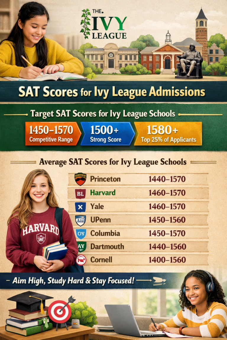 SAT Score to Prepare for Ivy League Admissions