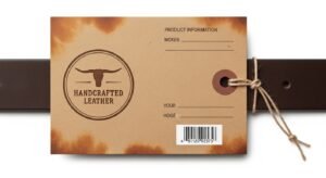 High-Impact Custom Belt Tags for Professional Brand Visibility