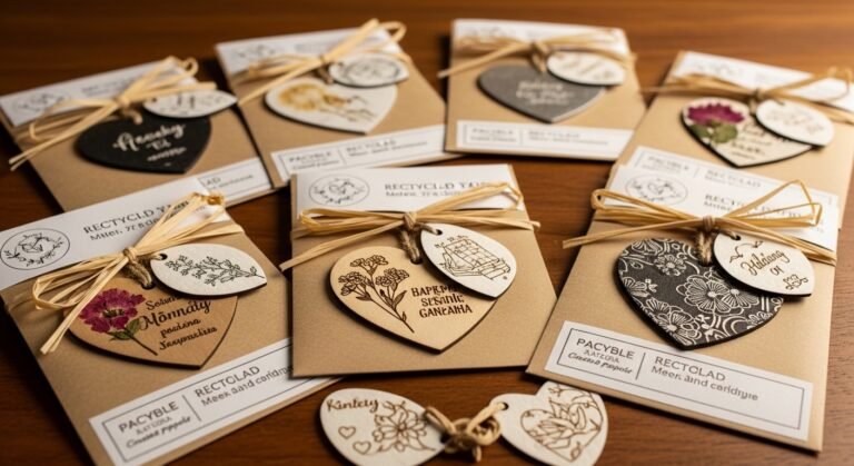 Custom Heart Tags for Gifts and Retail