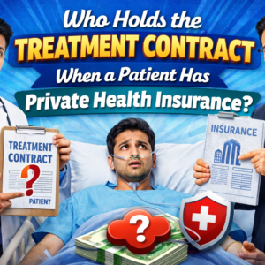 Who Holds the Treatment Contract When a Patient Has Private Health Insurance?