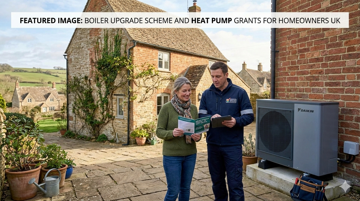 Boiler Upgrade Scheme and Heat Pump Grants for Homeowners UK